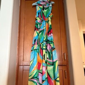 Nicole Miller Colorful Sleeveless Dress